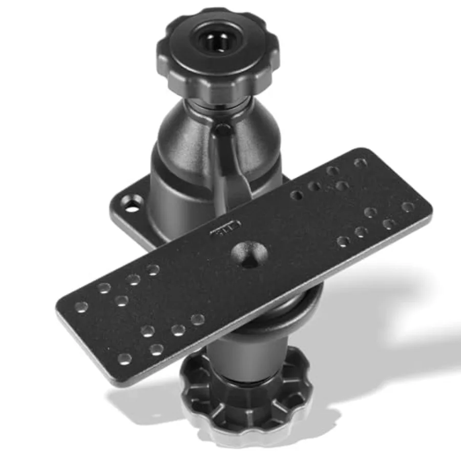 Fish Finder Chartplotters Mount for 5 to 12 Screens, Aluminum, Black, 6-inch Swing Arm with 360 Rotation and Solid Hold
Fish Finder Chartplotters Mount for 5 to 12 Screens, Aluminum, Black, 6-inch Swing Arm with 360 Rotation and Solid Hold