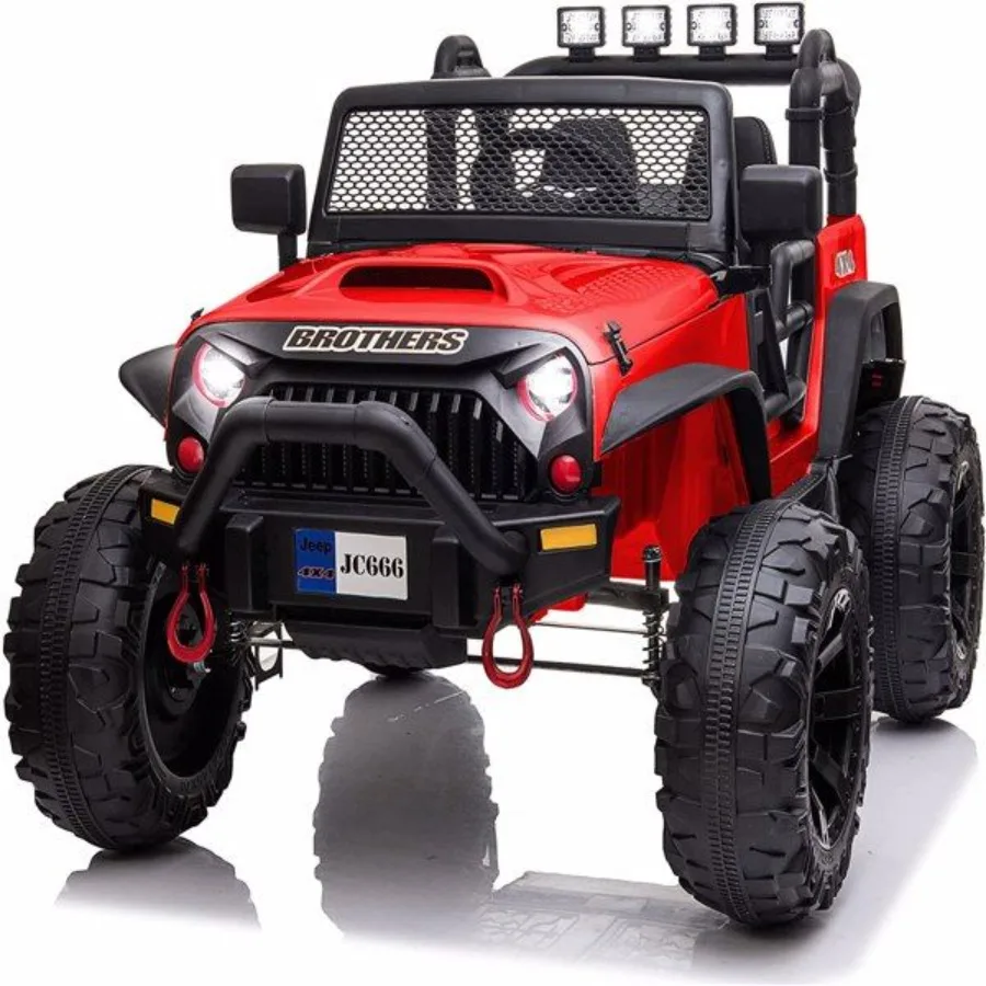 48.4 Large Ride On Car for Battery Powered Electric Car with 2 Seats Remote Control 14 Large Suspension Wheels LED Lights Music
48.4 Large Ride On Car for Battery Powered Electric Car with 2 Seats Remote Control 14 Large Suspension Wheels LED Lights Music