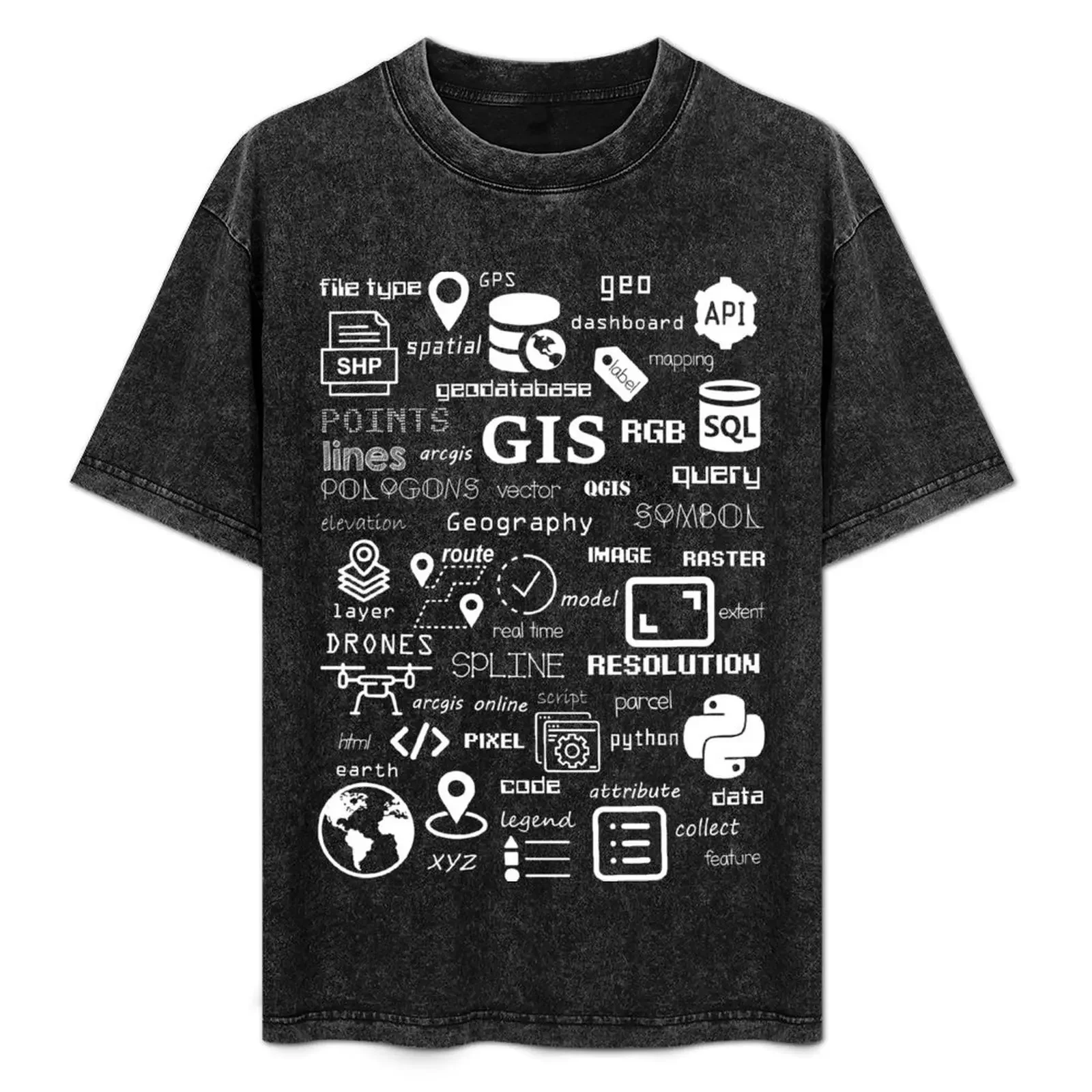 GIS mindmap T-Shirt Work Outdoor T-Shirt for Men
GIS mindmap T-Shirt Work Outdoor T-Shirt for Men