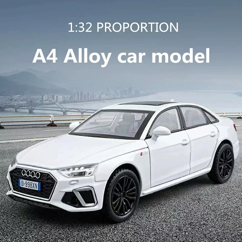New 1:32 AUDI A4 Alloy Car Model Diecast & Toy Vehicles Metal Car Model Simulation Sound and Light Collection Childrens Toy Gift
New 1:32 AUDI A4 Alloy Car Model Diecast & Toy Vehicles Metal Car Model Simulation Sound and Light Collection Childrens Toy Gift