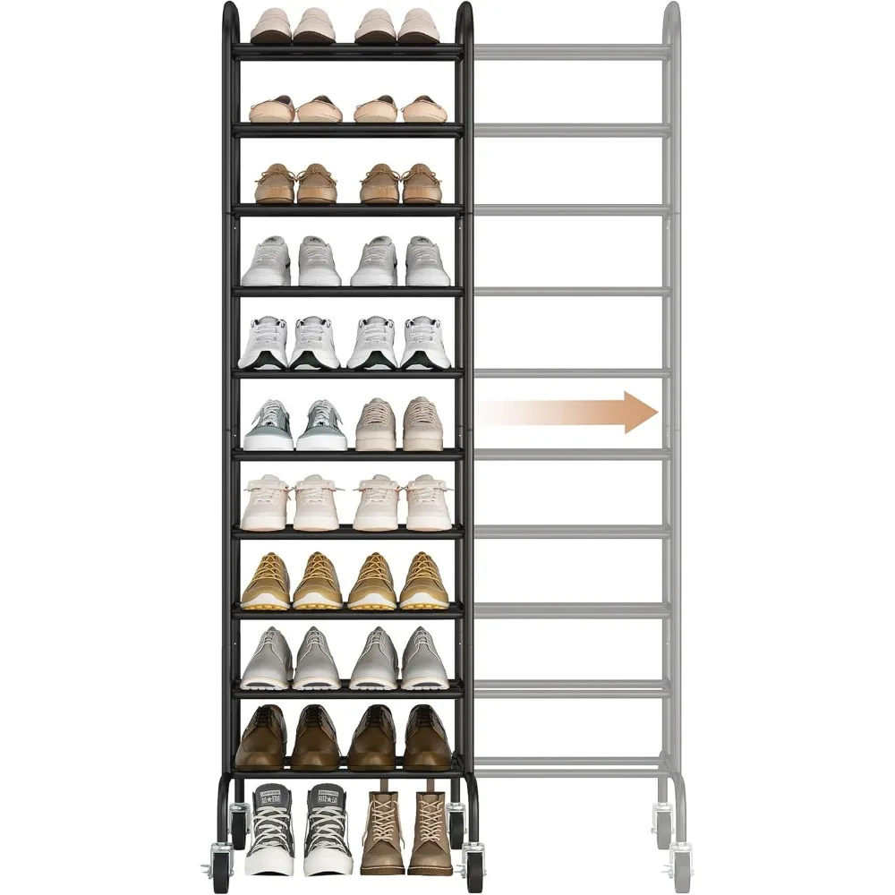 Shoe Rack, 10-Tier Adjustable Shoes Racks for Closet, Large Shoes Racks Organizer for Entryway, Shoe Rack
Shoe Rack, 10-Tier Adjustable Shoes Racks for Closet, Large Shoes Racks Organizer for Entryway, Shoe Rack