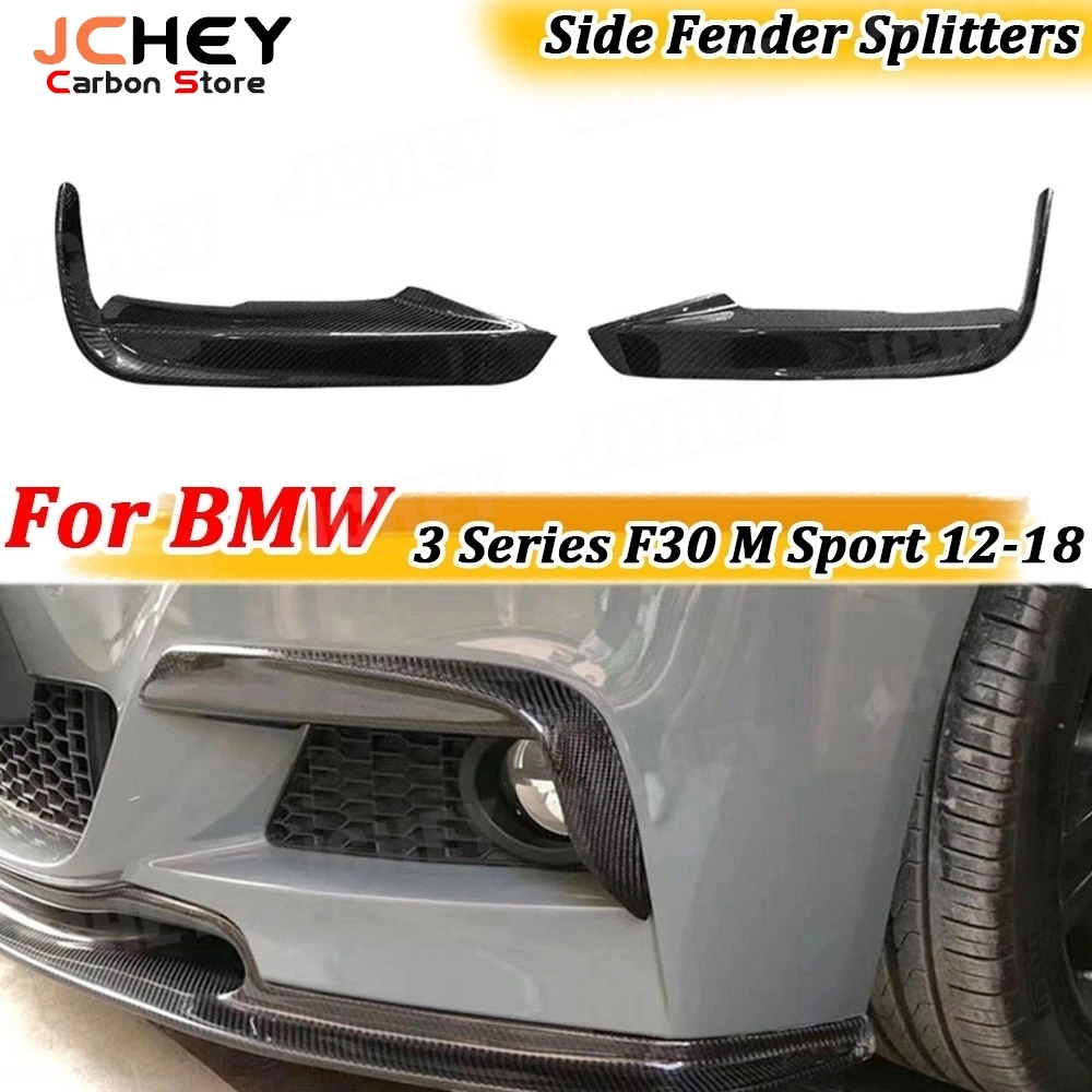 for BMW 3 Series F30 M Sport 2012-2018 Carbon Fiber Front Fog Lamp Cover Trim FRP Side Fender Splitters BodyKits Car Styling
for BMW 3 Series F30 M Sport 2012-2018 Carbon Fiber Front Fog Lamp Cover Trim FRP Side Fender Splitters BodyKits Car Styling