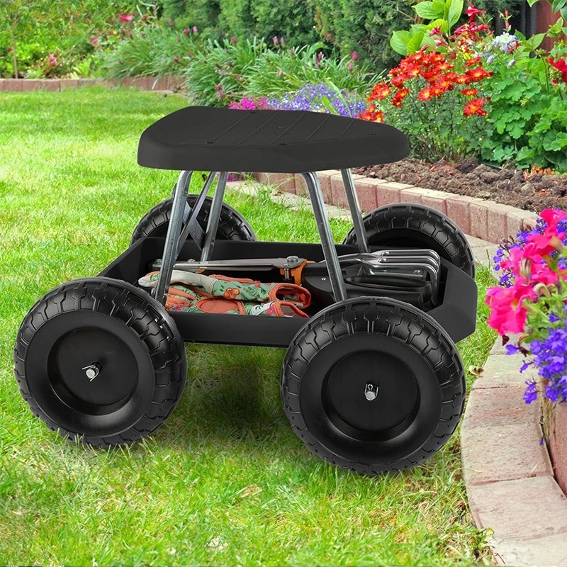 New Hot Sale Garden Stool Rolling Garden Seat Storage Tool Tray Mobile Garden Cart
New Hot Sale Garden Stool Rolling Garden Seat Storage Tool Tray Mobile Garden Cart