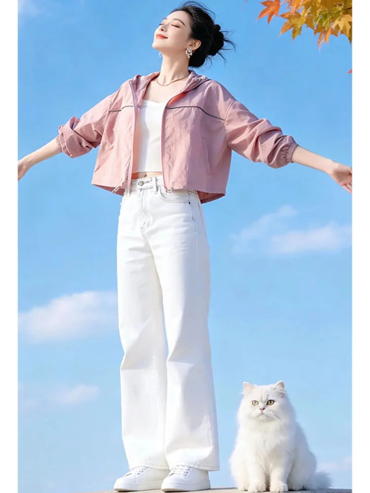 Women's Casual Commute Style Short Hooded Sun Protection Jacket Loose Breathable Outdoor Summer New Arrival Fashionable
Women's Casual Commute Style Short Hooded Sun Protection Jacket Loose Breathable Outdoor Summer New Arrival Fashionable