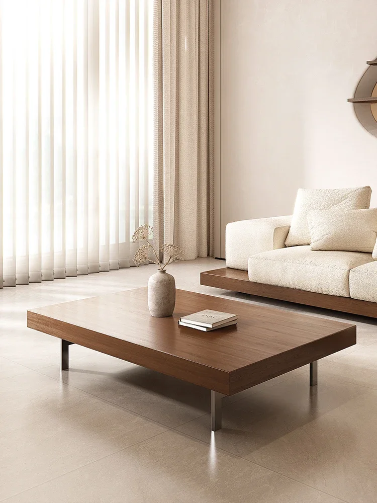 Living Room Home Simple Modern Small Apartment Walnut Color New Japanese Style Coffee Table
Living Room Home Simple Modern Small Apartment Walnut Color New Japanese Style Coffee Table