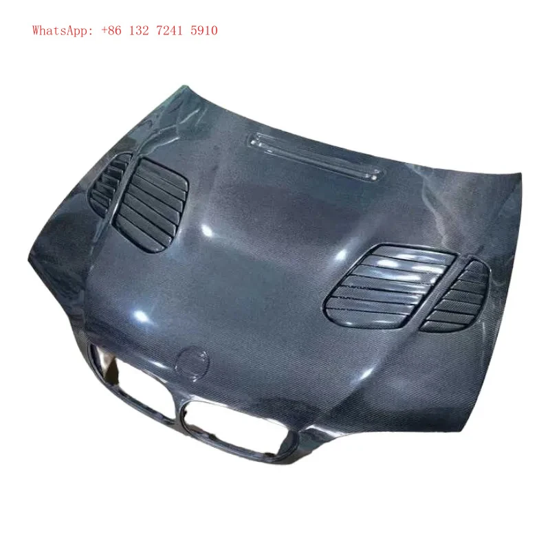 Real Carbon Fiber Front Engine Hood Bonnet, Modified Exterior Parts, Fit For E46 2 Door Model
Real Carbon Fiber Front Engine Hood Bonnet, Modified Exterior Parts, Fit For E46 2 Door Model