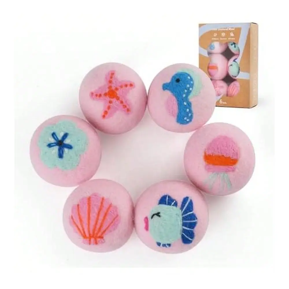 Dryer Balls XL Size 6 Pack Cute Dryer Balls With Ball Patterns Natural New Zealand Wool Balls Fun Dryer Balls Laundry Reusable
Dryer Balls XL Size 6 Pack Cute Dryer Balls With Ball Patterns Natural New Zealand Wool Balls Fun Dryer Balls Laundry Reusable