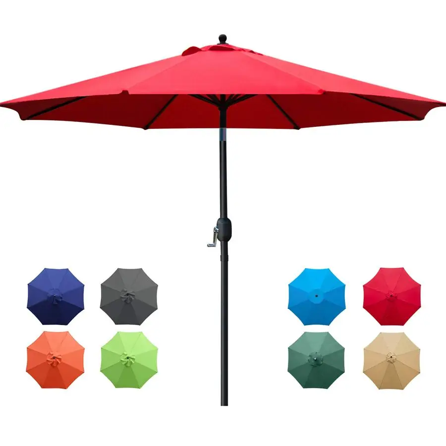 9Ft Patio Umbrella Outdoor Table Umbrella with 8 Sturdy Ribs Red
9Ft Patio Umbrella Outdoor Table Umbrella with 8 Sturdy Ribs Red