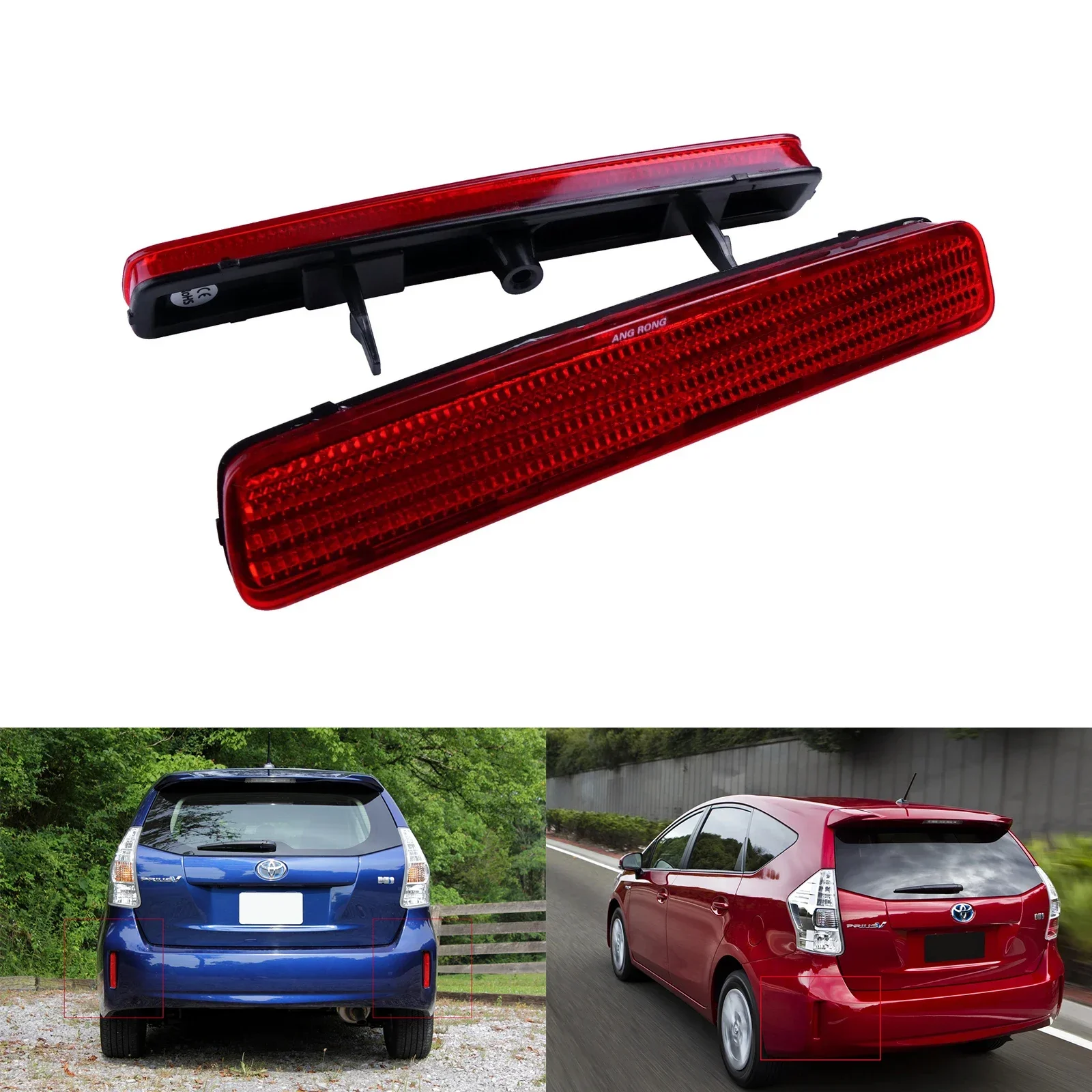 Объектив отражателя заднего бампера в сборе без света для Toyota Prius V 2014-2016 Scion tC 2012-2017 гг.
Объектив отражателя заднего бампера в сборе без света для Toyota Prius V 2014-2016 Scion tC 2012-2017 гг.