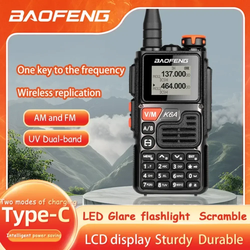 Baofeng UVK6 Walkie Talkie Am Fm Двусторонняя радиостанция Commutator Ham Беспроводной набор Приемник дальнего действия Quansheng UV-K6
Baofeng UVK6 Walkie Talkie Am Fm Двусторонняя радиостанция Commutator Ham Беспроводной набор Приемник дальнего действия Quansheng UV-K6