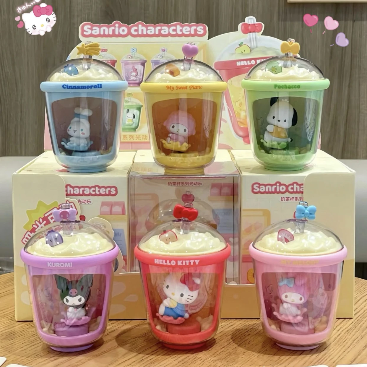 Genuine Sanrio Family Milk Tea Cup Series Light Moving Music Blind Box Trendy Toys Ornaments Cartoon Cute Toy Model Gift
Genuine Sanrio Family Milk Tea Cup Series Light Moving Music Blind Box Trendy Toys Ornaments Cartoon Cute Toy Model Gift
