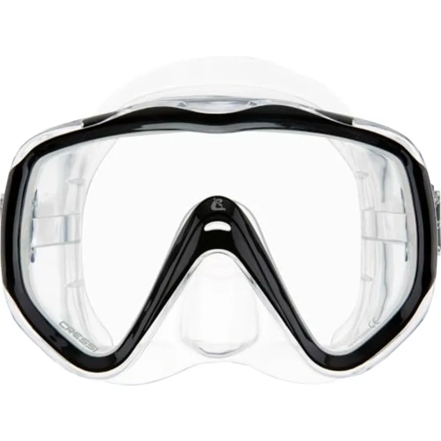 Scuba Diving Snorkeling Mask for Underwater Viewing Soft Silicone Frame Black Color Wide Panoramic Lens Anti-Fog Leak-Proof Des
Scuba Diving Snorkeling Mask for Underwater Viewing Soft Silicone Frame Black Color Wide Panoramic Lens Anti-Fog Leak-Proof Des
