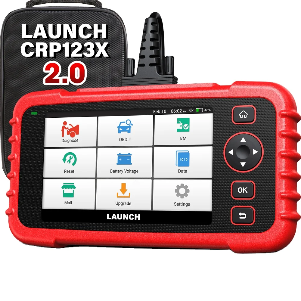 Obd2 Launch Creader Crp123x V2.0 Code Reader Scanner Escaner Automotriz Machine for All Cars
Obd2 Launch Creader Crp123x V2.0 Code Reader Scanner Escaner Automotriz Machine for All Cars