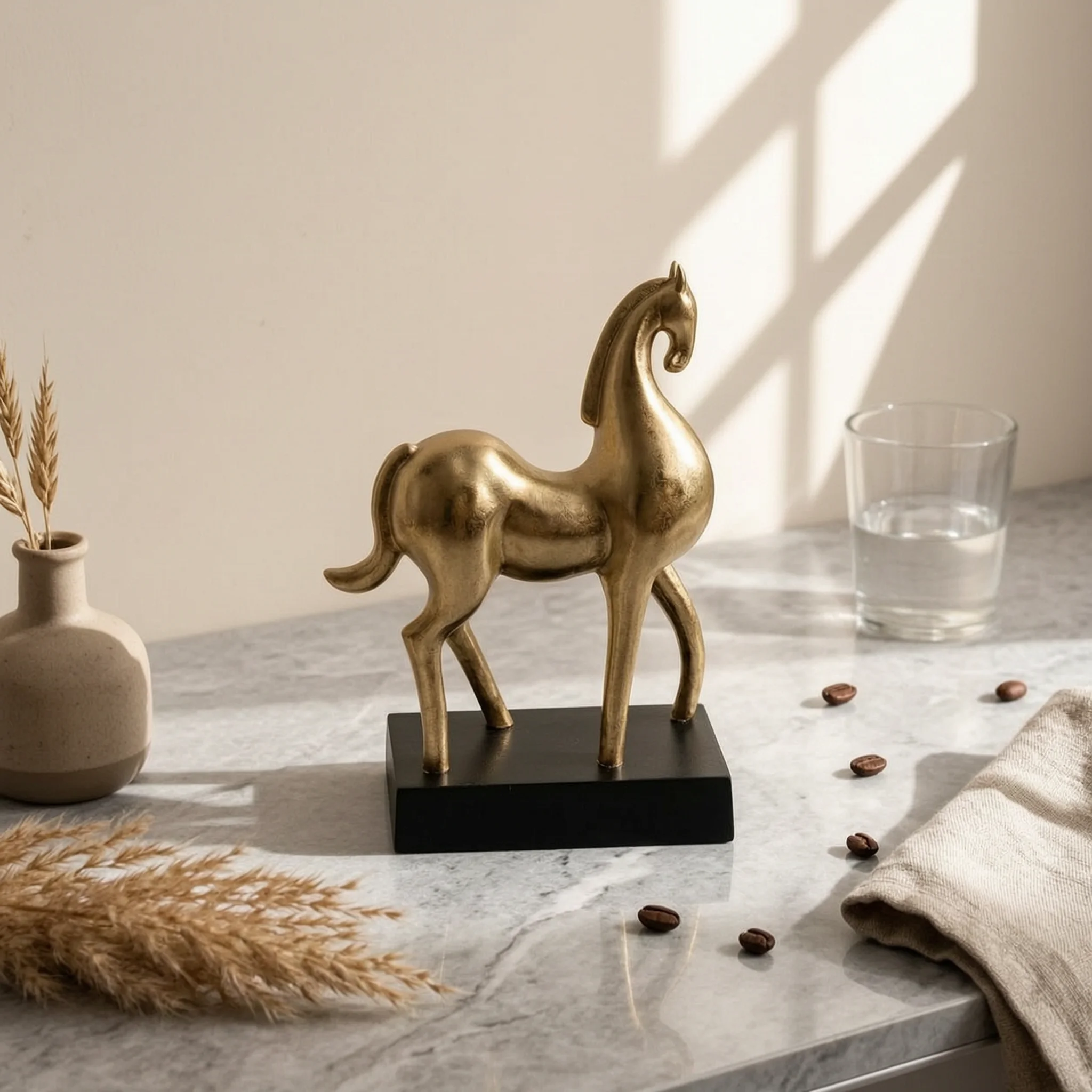 Abstract Horse Sculpture Sleek Finish Horse Sculpture Gift Idea Sturdy Base for Desk
Abstract Horse Sculpture Sleek Finish Horse Sculpture Gift Idea Sturdy Base for Desk