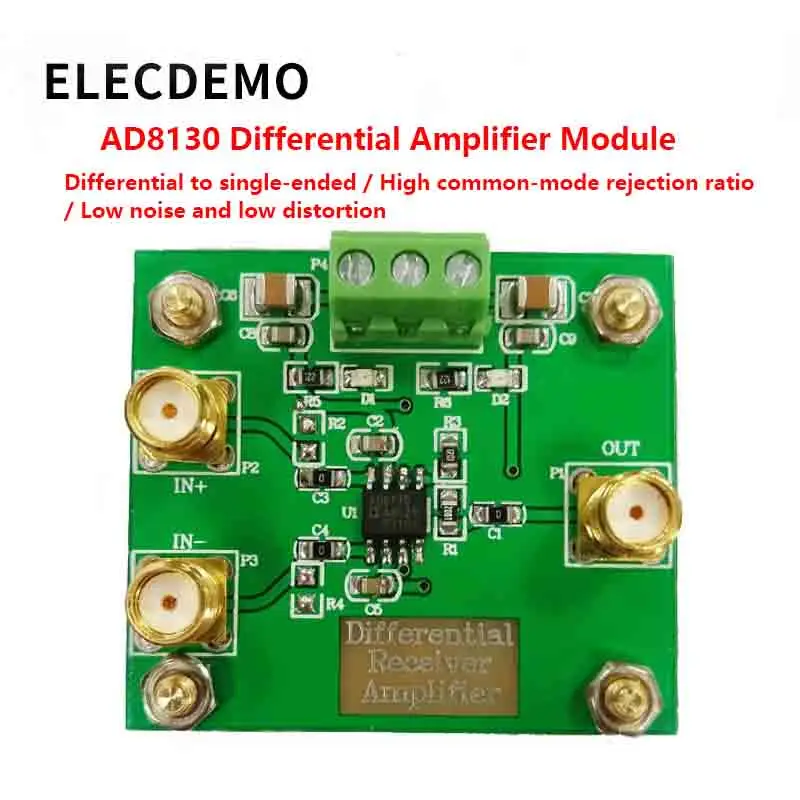 AD8130 Дифференциальный усилитель приемника Дифференциальный до одностороннего с высоким общим режимом Соотношение отказки Низкий уровень шума Низкое искажения
AD8130 Дифференциальный усилитель приемника Дифференциальный до одностороннего с высоким общим режимом Соотношение отказки Низкий уровень шума Низкое искажения