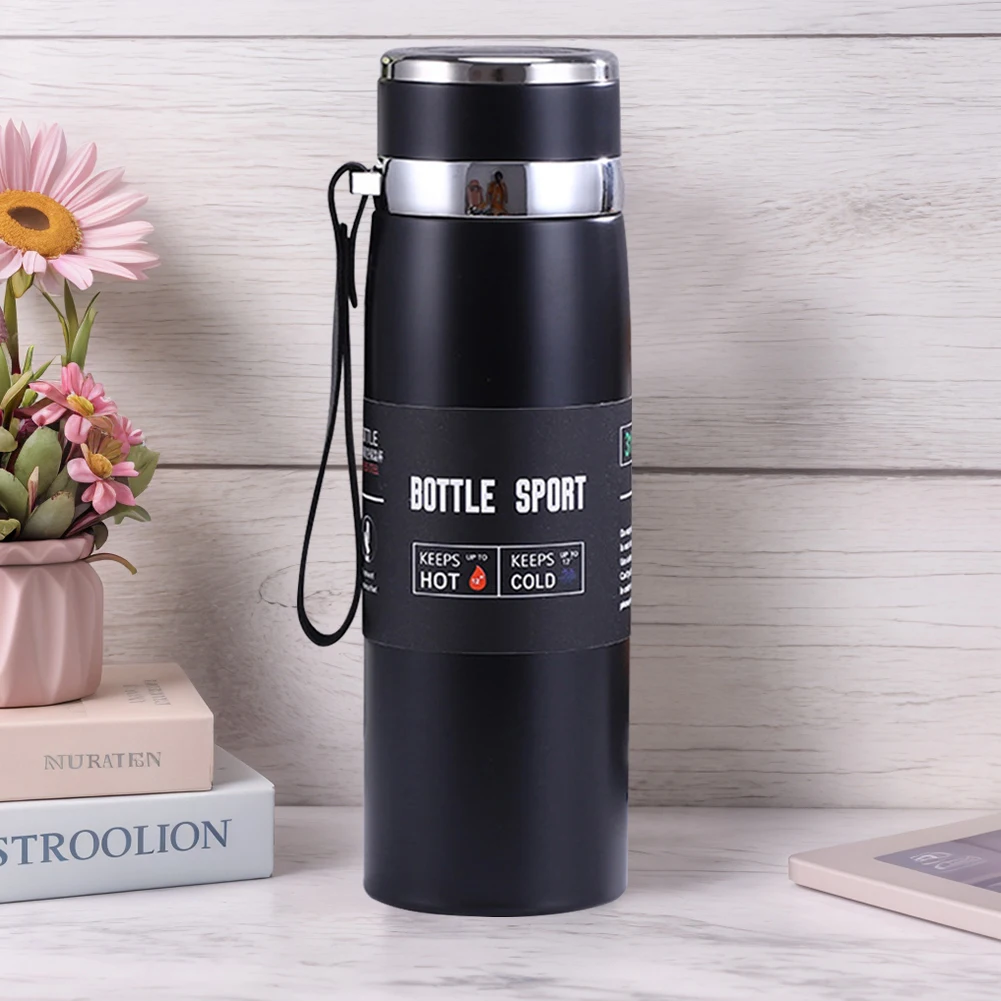 1000ml Thermal Water Bottle with Handle Vacuum Double Insulation Cup Stainless Steel Outdoor Vacuum Flask for Water Tea Coffee
1000ml Thermal Water Bottle with Handle Vacuum Double Insulation Cup Stainless Steel Outdoor Vacuum Flask for Water Tea Coffee