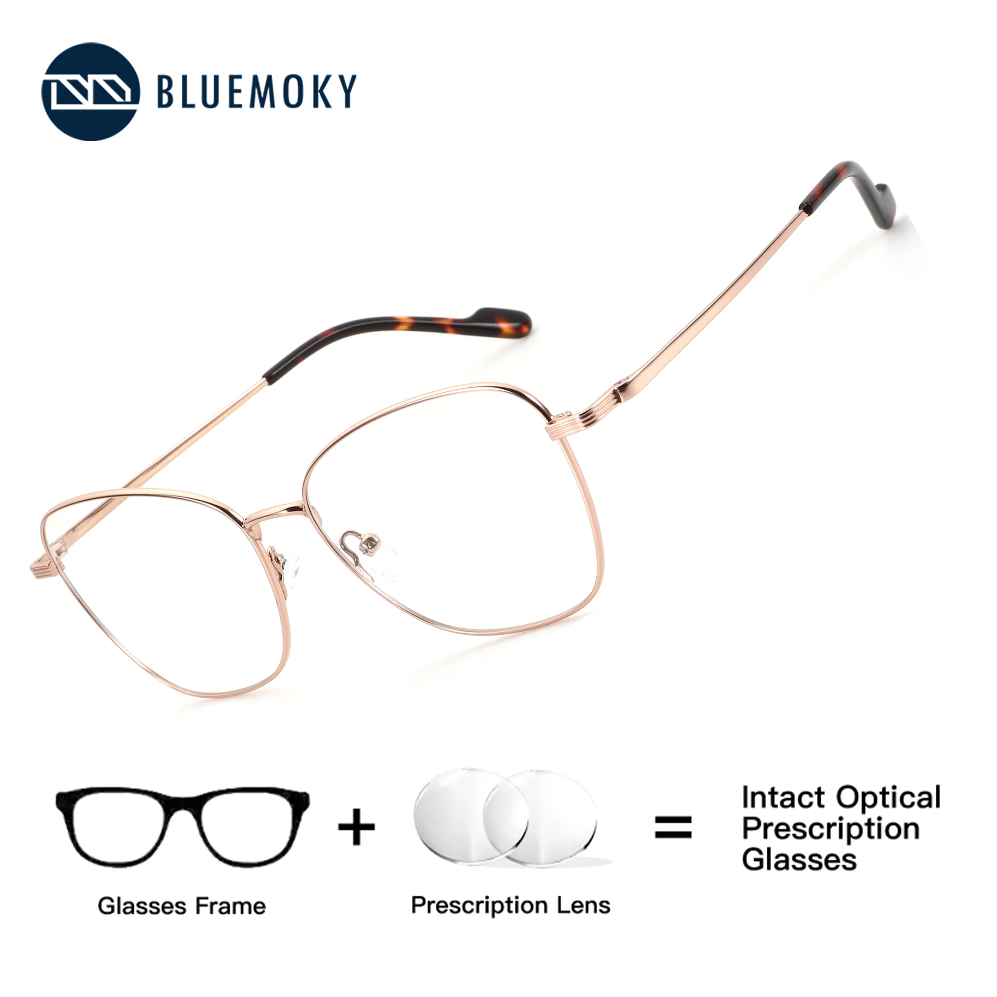 BLUEMOKY Cat Eye Prescription Eyeglasses For Men Women Photochromic Anti Blue Light Titanium Optical Glasses
BLUEMOKY Cat Eye Prescription Eyeglasses For Men Women Photochromic Anti Blue Light Titanium Optical Glasses