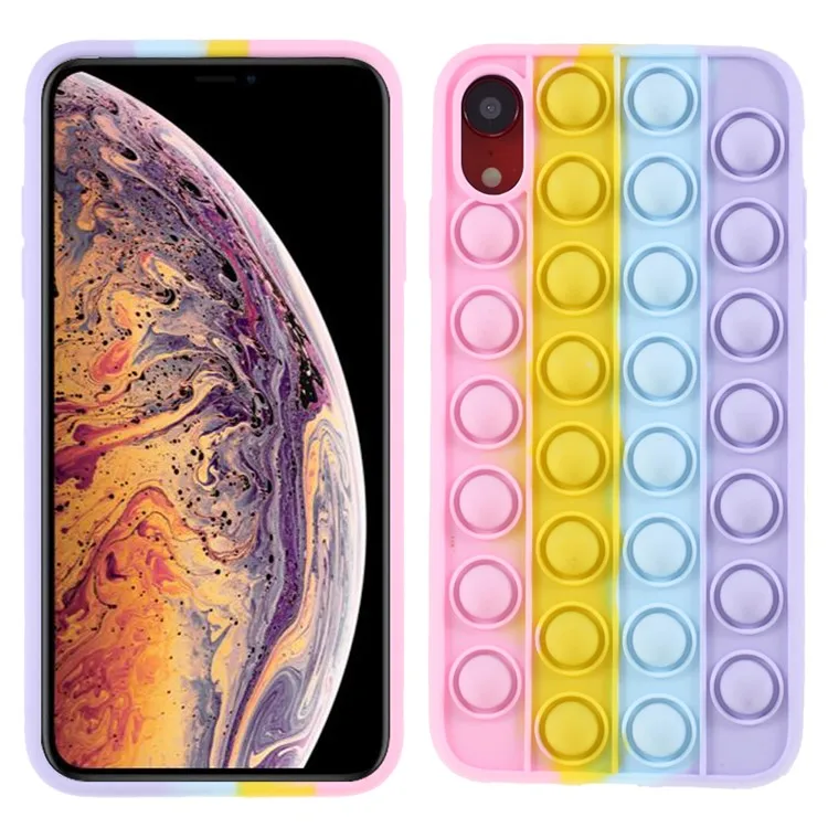 Creative Push Pop Bubble Poping Fidge Toy Design Ultra-thin Silicone Phone Case for iPhone XR - Style B
Creative Push Pop Bubble Poping Fidge Toy Design Ultra-thin Silicone Phone Case for iPhone XR - Style B