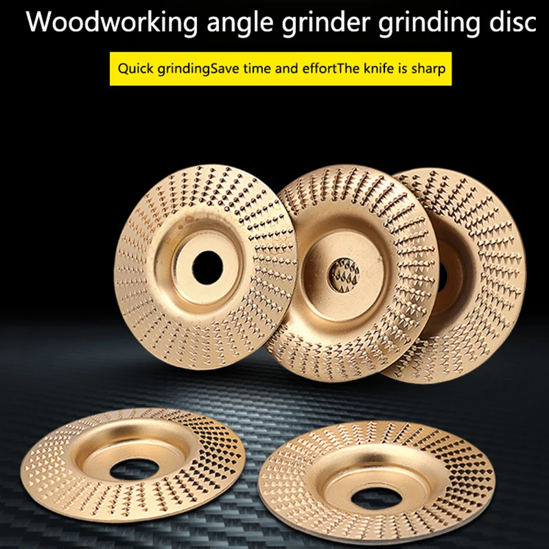 100mm Wood Shaping Disc - Curved/Flat/Bevel Sanding Pad Woodworking Carving Wheel for Angle Grinder 〔YY26〕
100mm Wood Shaping Disc - Curved/Flat/Bevel Sanding Pad Woodworking Carving Wheel for Angle Grinder 〔YY26〕