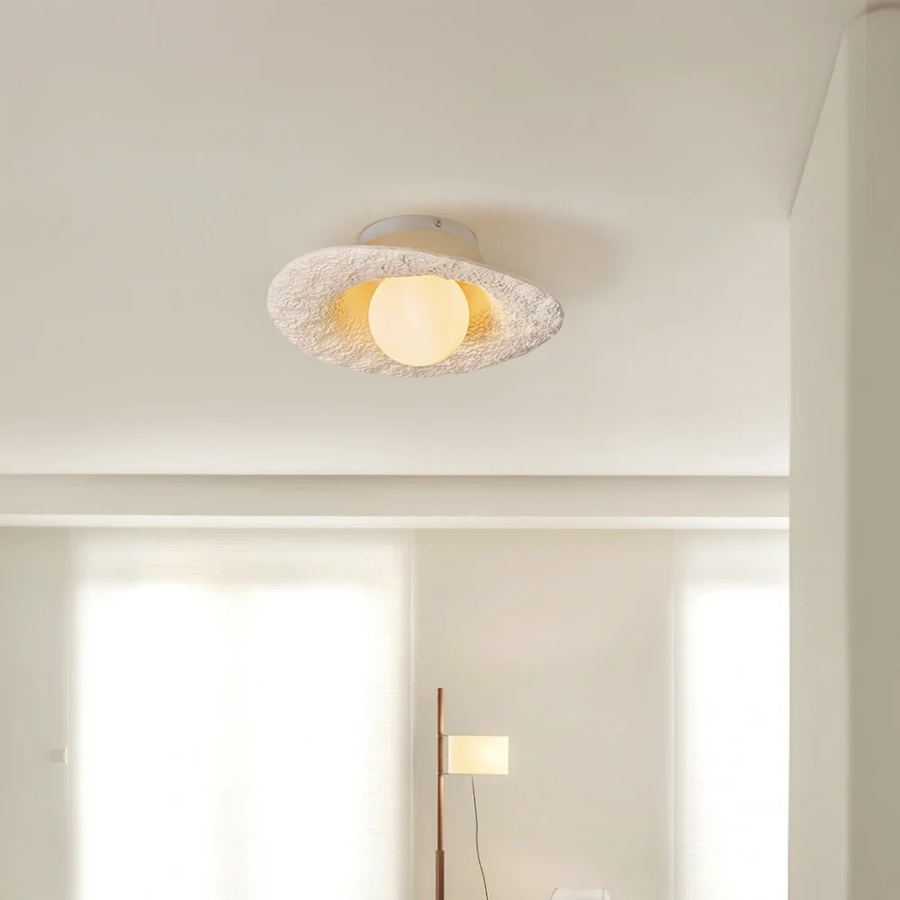 Nordic Wabi Sabi Ceiling Lamp LED Resin Ceiling Light Home Bedroom Porch Aesthetic Decor Indoor Lighting
Nordic Wabi Sabi Ceiling Lamp LED Resin Ceiling Light Home Bedroom Porch Aesthetic Decor Indoor Lighting