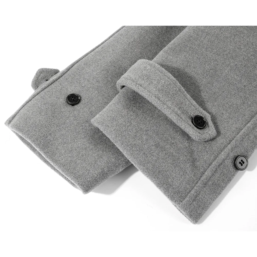Korean Sle Thiened Woolen Coat Women's Long Sve Stand Collar Slimming Outerwear Comfortable Cotton Lined Winter Jaet
Korean Sle Thiened Woolen Coat Women's Long Sve Stand Collar Slimming Outerwear Comfortable Cotton Lined Winter Jaet