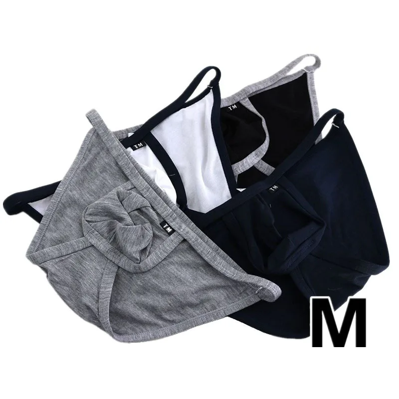 High Elastic Cotton Men's Bikini Briefs, Color Block Triangle Underwear with U-convex Pouch
High Elastic Cotton Men's Bikini Briefs, Color Block Triangle Underwear with U-convex Pouch
