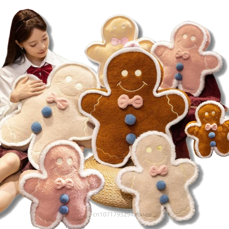 40/55cm Cute Creative Christmas Gingerbread Plush Doll Pillow Colorful Teddy Biscuit Cookie Plush Toy Home Decor Gift For Kids
40/55cm Cute Creative Christmas Gingerbread Plush Doll Pillow Colorful Teddy Biscuit Cookie Plush Toy Home Decor Gift For Kids