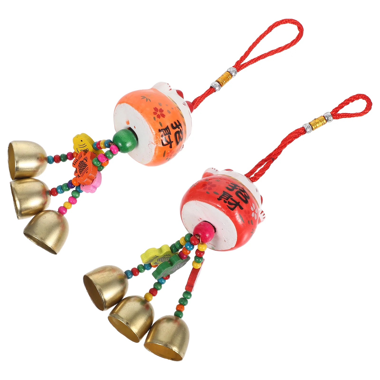 2Pcs Fortune Cat Wind Chime Hanging Decorative Bells for Room Car Garden Patio Entrance Feng Shui Home Office Wall Hanging
2Pcs Fortune Cat Wind Chime Hanging Decorative Bells for Room Car Garden Patio Entrance Feng Shui Home Office Wall Hanging