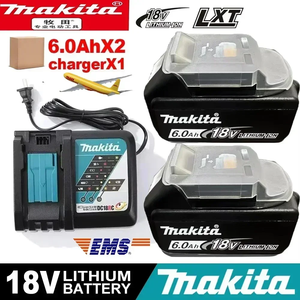 Makita 18V 5.0/6.0/3.0Ah Rechargeable Lithium Battery with LED Indicator High Capacity for Makita Cordles Power Tool Battery
Makita 18V 5.0/6.0/3.0Ah Rechargeable Lithium Battery with LED Indicator High Capacity for Makita Cordles Power Tool Battery