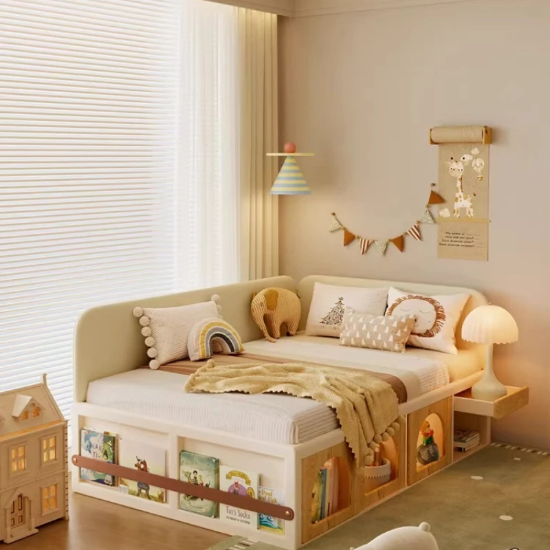 Children's Bed Boys and Girls All Solid Wood Tatami Children's Furniture
Children's Bed Boys and Girls All Solid Wood Tatami Children's Furniture