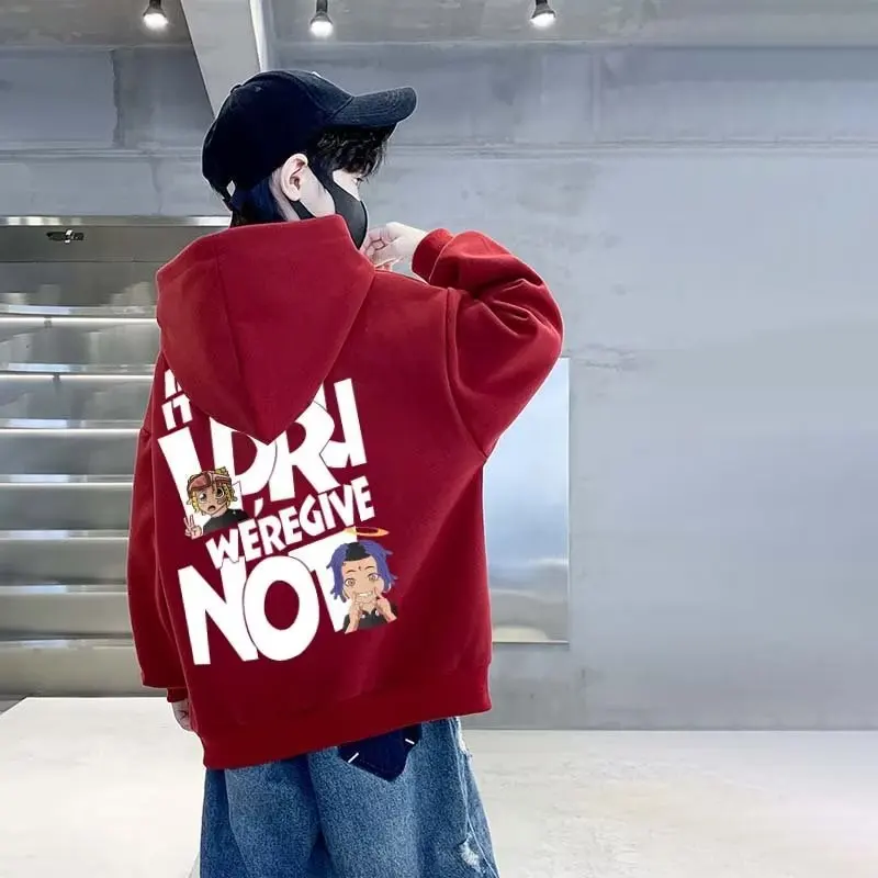 Autumn Winter Boys Girls Hoodies Korean Casual Fashion Streetwear Cartoon Print Hoodie Children's Clothing Pullover Sweatshirt
Autumn Winter Boys Girls Hoodies Korean Casual Fashion Streetwear Cartoon Print Hoodie Children's Clothing Pullover Sweatshirt