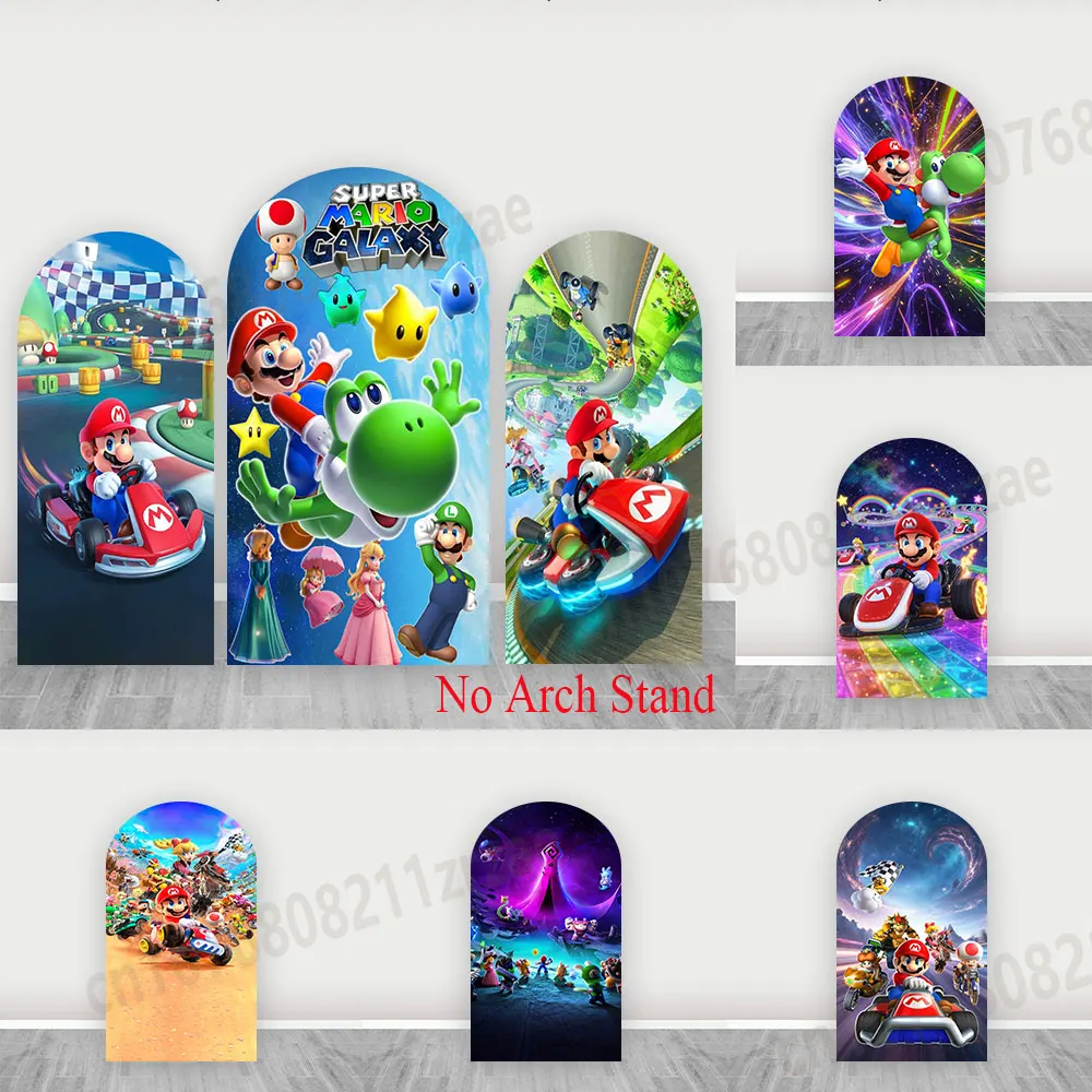 Super Mario Theme Birthday Arch Covers Marios Brothers Arch Backdrop Kids Party Baby Shower Decoration Spandex Background Banner
Super Mario Theme Birthday Arch Covers Marios Brothers Arch Backdrop Kids Party Baby Shower Decoration Spandex Background Banner