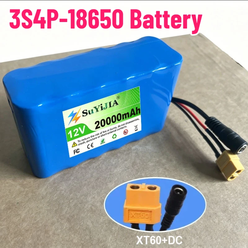 12V 30ah Orline Battery 18650 20000mAh Lithium Ion High Capacity Battery XT60 Dc5521 400W High Power Motorcycle Lamp
12V 30ah Orline Battery 18650 20000mAh Lithium Ion High Capacity Battery XT60 Dc5521 400W High Power Motorcycle Lamp