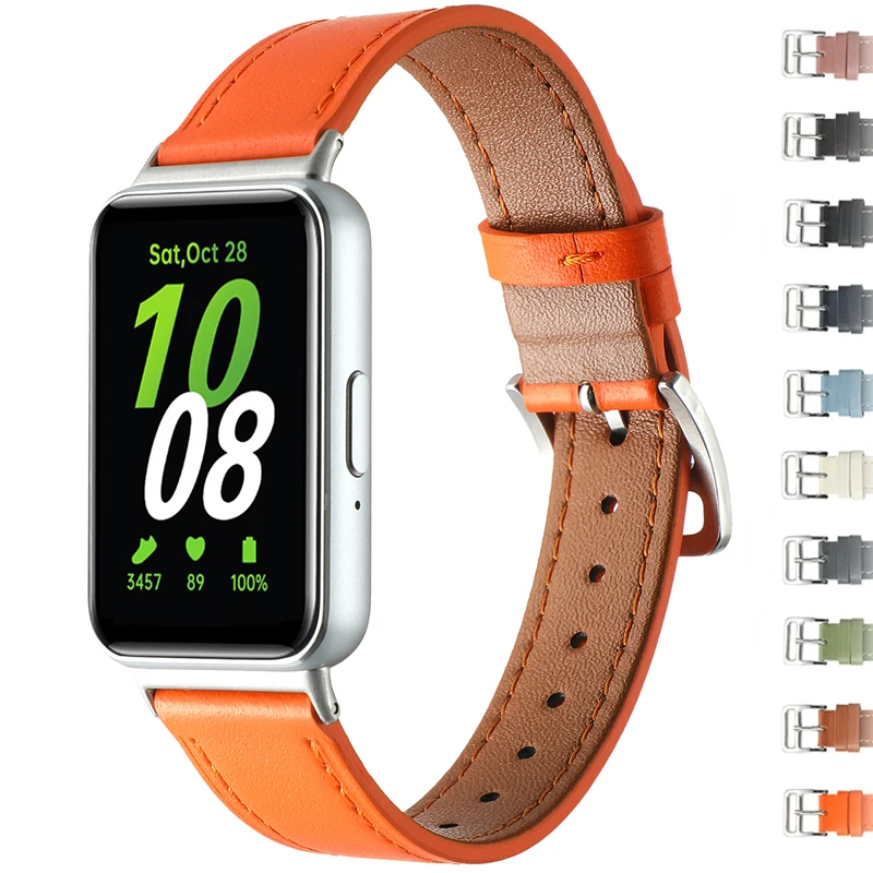 Ремешок кожаный для смарт-часов Samsung Galaxy Fit 3, сменный Браслет для Galaxy Fit 3
Ремешок кожаный для смарт-часов Samsung Galaxy Fit 3, сменный Браслет для Galaxy Fit 3
