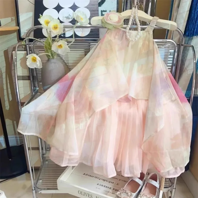 TOY-2025Summer New Girls' Dress Thin Style Baby Girl Fashionable Beach Vacation Dress Strap Dress
TOY-2025Summer New Girls' Dress Thin Style Baby Girl Fashionable Beach Vacation Dress Strap Dress