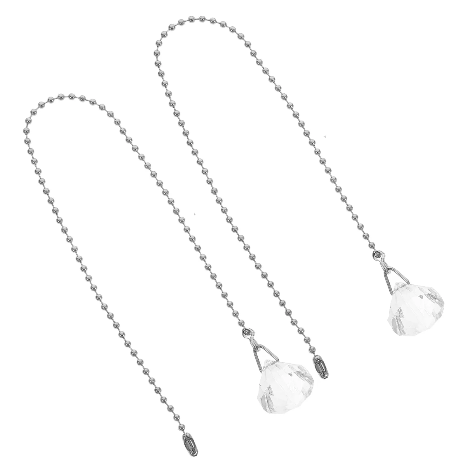 2pcs Crystal Chains Lighting Accessories Extension Cords for Ceiling Fans Ceiling Fan Pull Chain Decorative Balls
2pcs Crystal Chains Lighting Accessories Extension Cords for Ceiling Fans Ceiling Fan Pull Chain Decorative Balls