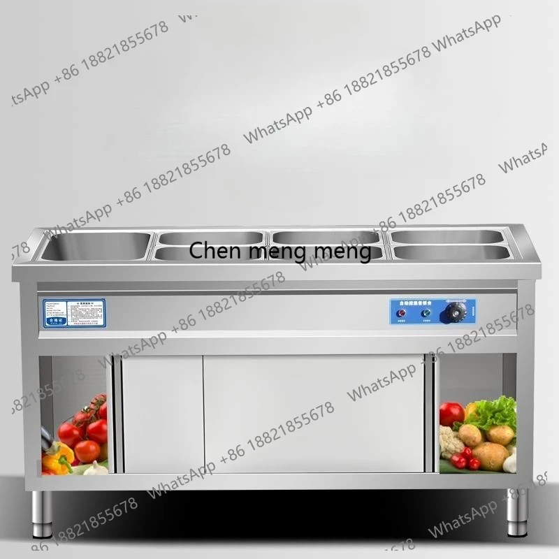 Stainless steel fast food insulation table Electric heating insulation restaurant dining table
Stainless steel fast food insulation table Electric heating insulation restaurant dining table