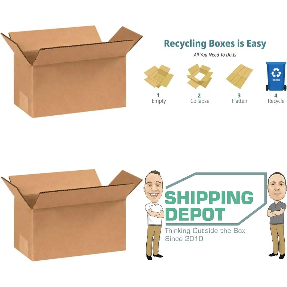 200-Pack 8x4x4 Inch Corrugated Cardboard Boxes for Shipping, Packing, and Moving
200-Pack 8x4x4 Inch Corrugated Cardboard Boxes for Shipping, Packing, and Moving