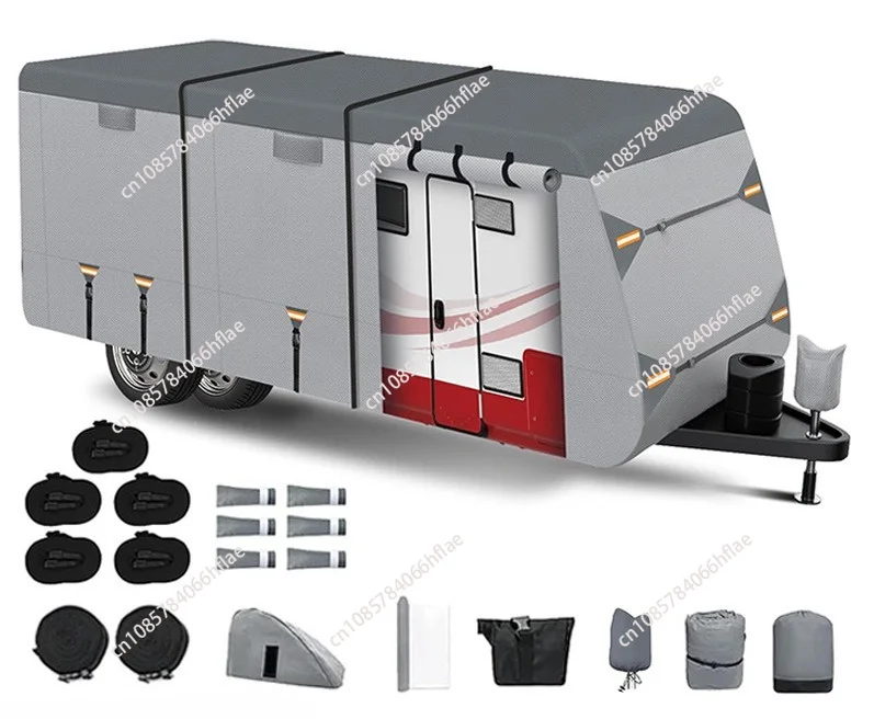 Camping RV Cover Waterproof Touring Car Cover Cloth Trailer RV Cover Sunroof Convertible Hardtop 18—20FT
Camping RV Cover Waterproof Touring Car Cover Cloth Trailer RV Cover Sunroof Convertible Hardtop 18—20FT