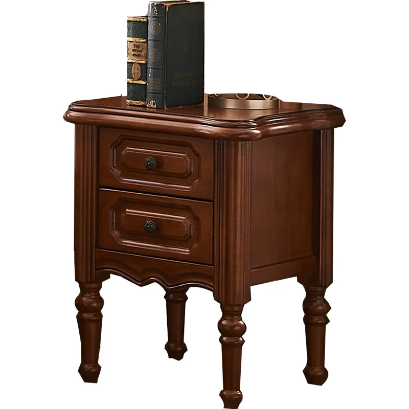 Furniture American solid wood bedside table Household bedroom storage Small cabinet storage 
Furniture American solid wood bedside table Household bedroom storage Small cabinet storage