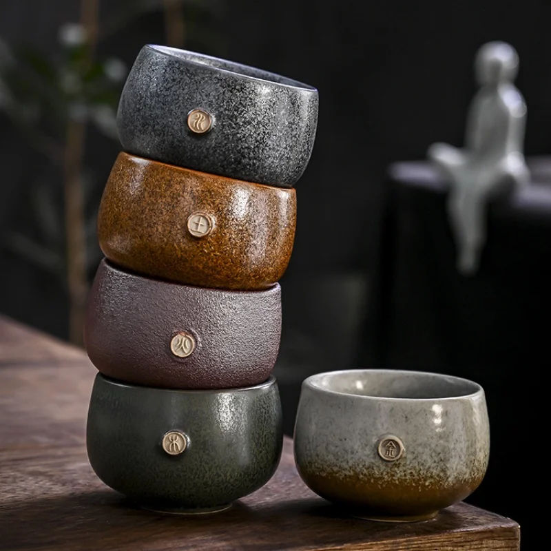 Набор из 5 винтажных керамических чашек в японском стиле, 110 мл, для чая, здорового образа жизни, кунг-фу чай, посуда для напитков
Набор из 5 винтажных керамических чашек в японском стиле, 110 мл, для чая, здорового образа жизни, кунг-фу чай, посуда для напитков