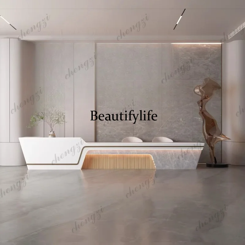 PPP Modern Luxury Reception Desks Unique Aesthetic Company Executive Reception Desks Design Long Mostrador Commercial Furniture
PPP Modern Luxury Reception Desks Unique Aesthetic Company Executive Reception Desks Design Long Mostrador Commercial Furniture