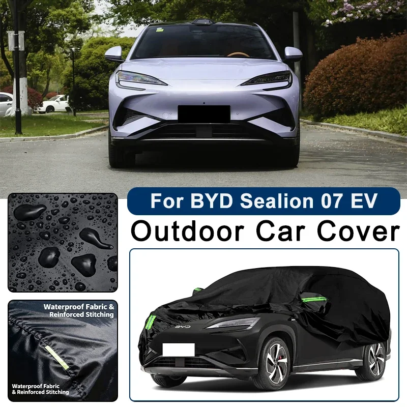 Outdoor Car Cover Waterproof Dustproof UV Sun Protection, Full Car Protector Exterior Accessory For BYD Sealion 07 EV 2024-2026
Outdoor Car Cover Waterproof Dustproof UV Sun Protection, Full Car Protector Exterior Accessory For BYD Sealion 07 EV 2024-2026