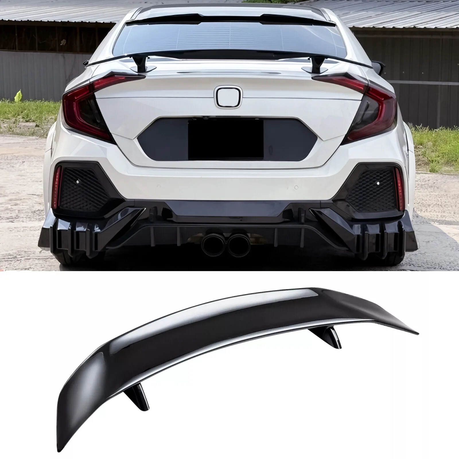 For Honda Civic 10TH Gen 46" GT Style Racing Rear Trunk Spoiler Wing Gloss Black
For Honda Civic 10TH Gen 46" GT Style Racing Rear Trunk Spoiler Wing Gloss Black