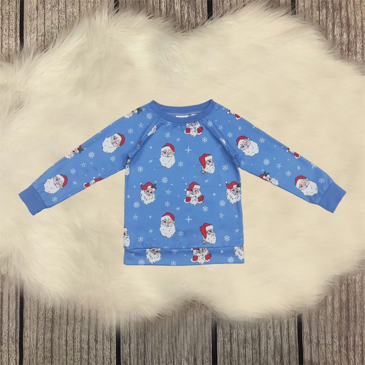 Infant Children Santa Christmas Shirt Kids Clothing Pullover Blue T-shirt Toddler Long Sleeves Baby Boy New Shirts Wholesale
Infant Children Santa Christmas Shirt Kids Clothing Pullover Blue T-shirt Toddler Long Sleeves Baby Boy New Shirts Wholesale