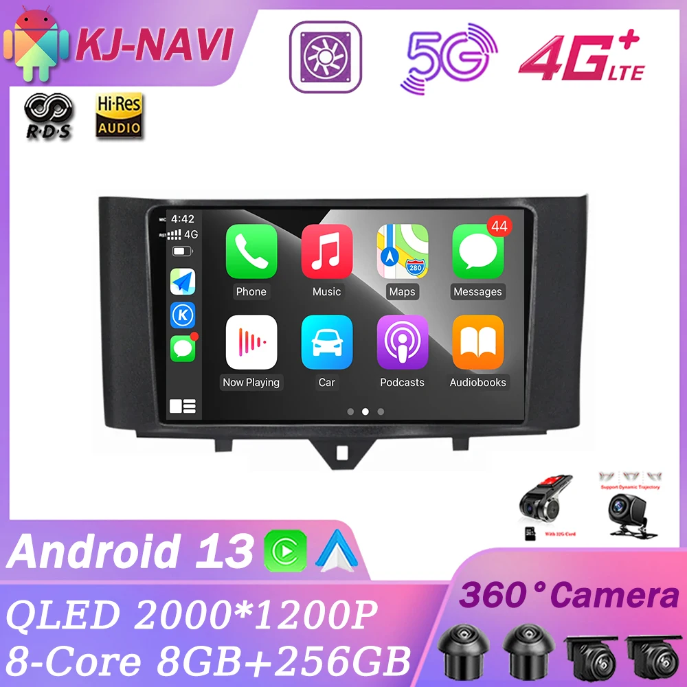 For Mercedes Benz Smart Fortwo 2011 2012 2013 2014 2015 Android 13 Car Radio Multimedia Player Navigation GPS Carplay 4G WIFI
For Mercedes Benz Smart Fortwo 2011 2012 2013 2014 2015 Android 13 Car Radio Multimedia Player Navigation GPS Carplay 4G WIFI