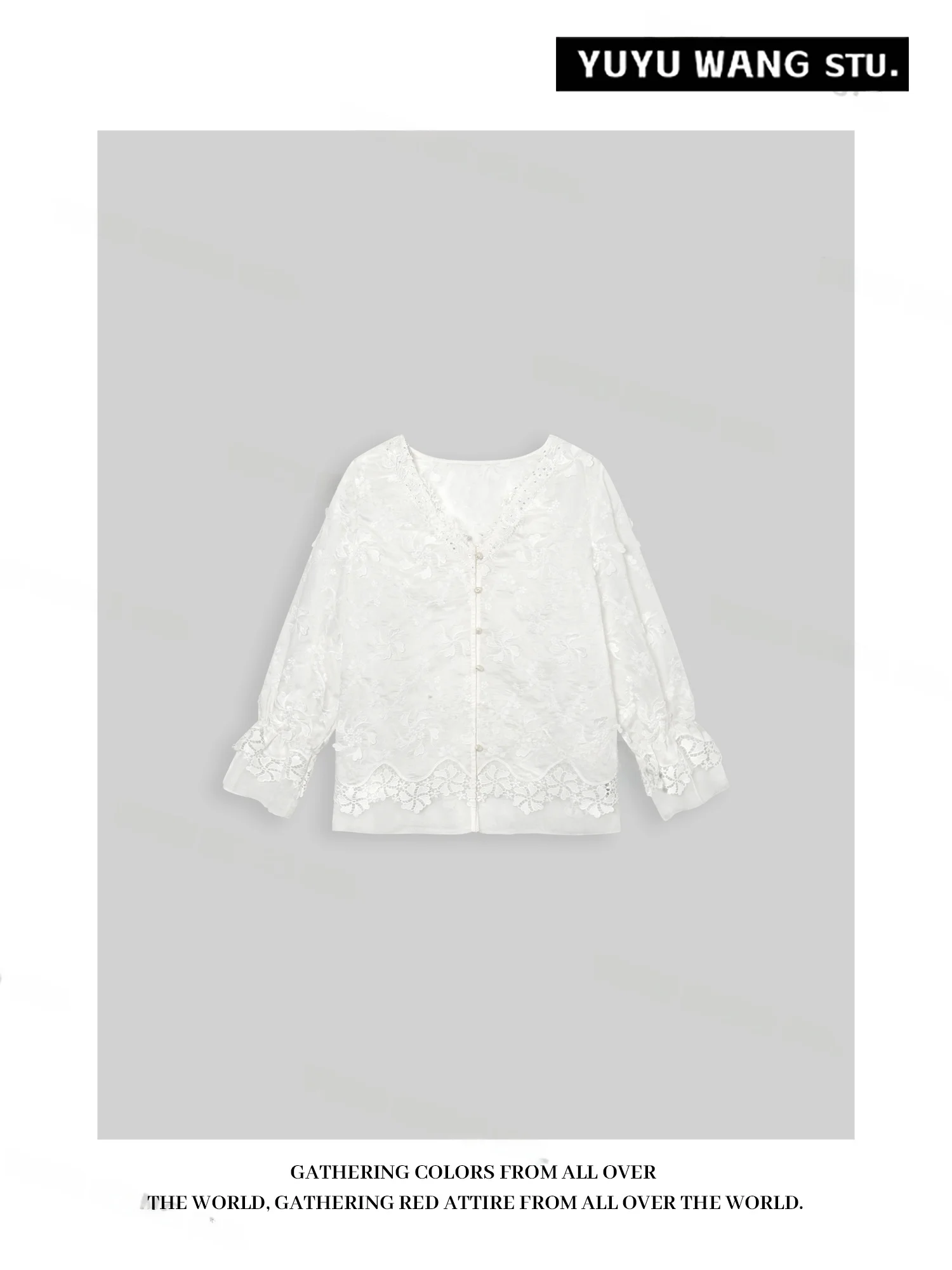 Fuyaa White V-ne Embroidered irt Women's Summer Thin Outerwear Patchwork Breathable Loose Fit Long Sve Button up
Fuyaa White V-ne Embroidered irt Women's Summer Thin Outerwear Patchwork Breathable Loose Fit Long Sve Button up