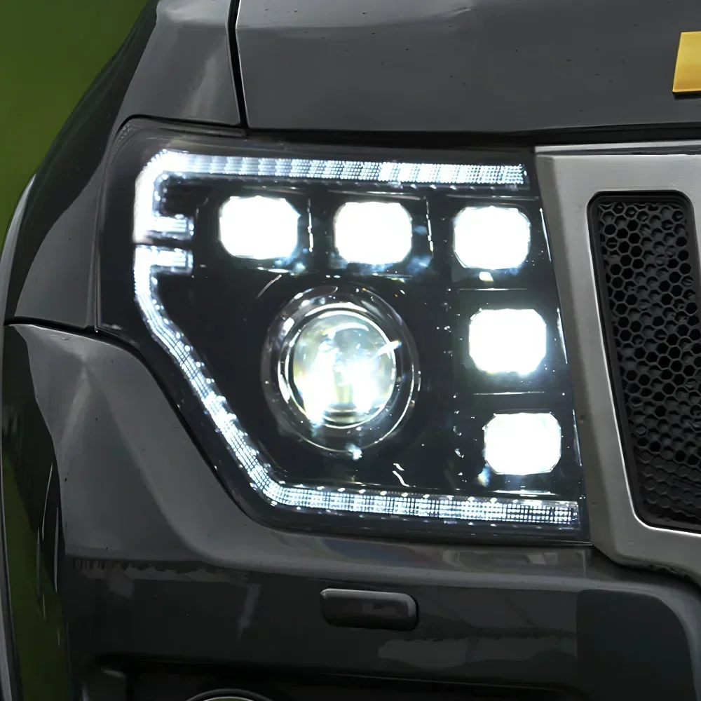 Автомобильные фары для Mitsubishi Pajero V97 2009-2021, светодиодные передние лампы автомобиля в сборе, обновленное обновление, динамические 6, аксессуары для линз проектора
Автомобильные фары для Mitsubishi Pajero V97 2009-2021, светодиодные передние лампы автомобиля в сборе, обновленное обновление, динамические 6, аксессуары для линз проектора
