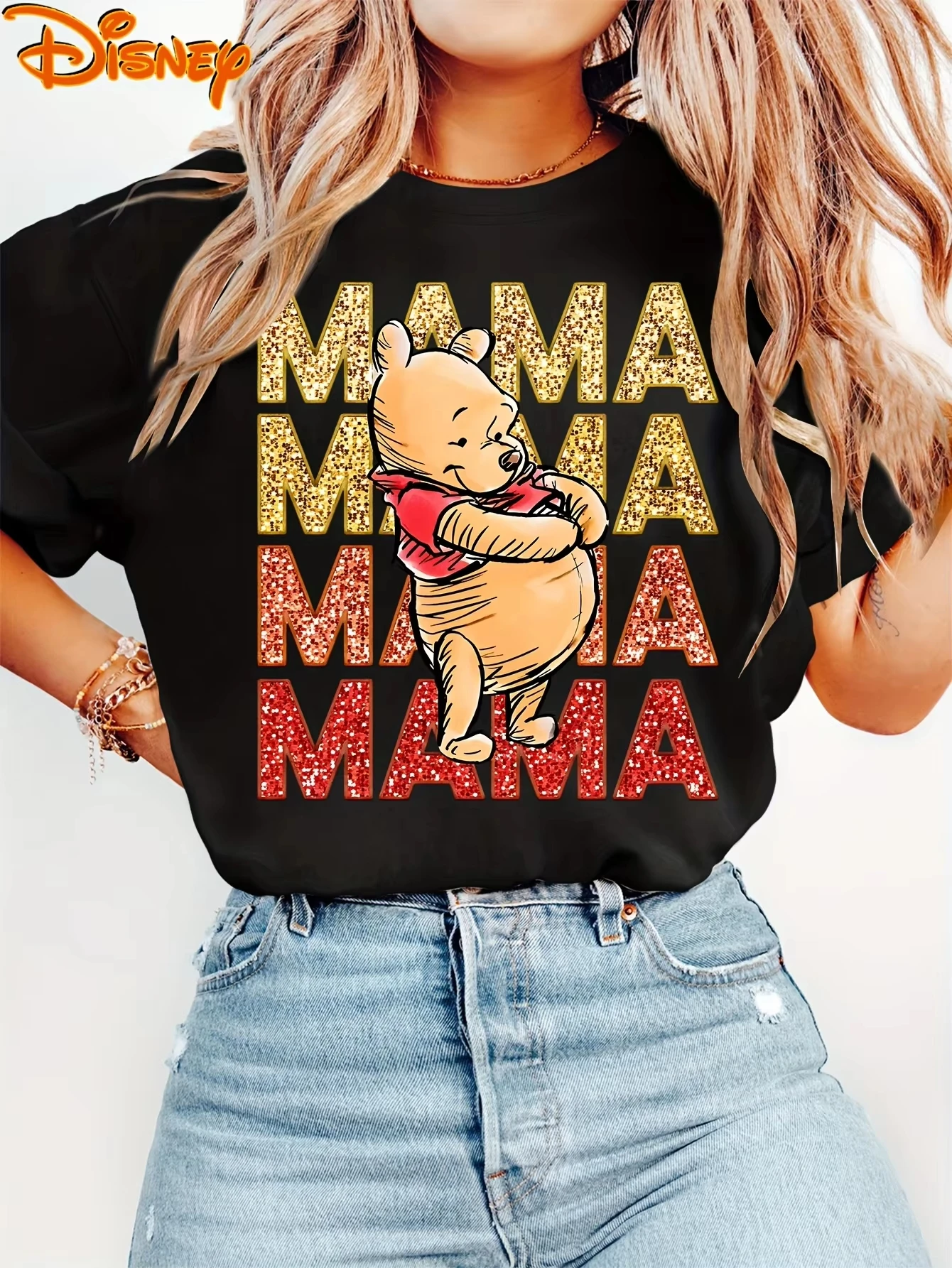 Летняя футболка с рисунком Винни-Пуха Дисней 2026, модная хлопковая футболка для мужчин и женщин, качественная повседневная свободная футболка с короткими рукавами, классическая унисекс
Летняя футболка с рисунком Винни-Пуха Дисней 2026, модная хлопковая футболка для мужчин и женщин, качественная повседневная свободная футболка с короткими рукавами, классическая унисекс