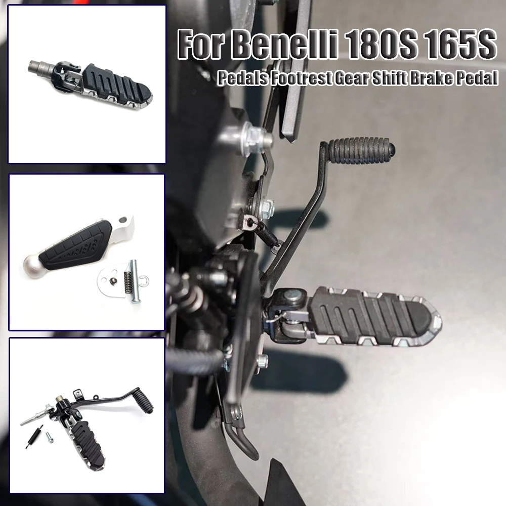 Motorcycle Front Rear Left Right Foot Pedals Footrest Gear Shift Brake Pedal For Benelli 180S 180 S 165S Keeway RKF 125
Motorcycle Front Rear Left Right Foot Pedals Footrest Gear Shift Brake Pedal For Benelli 180S 180 S 165S Keeway RKF 125